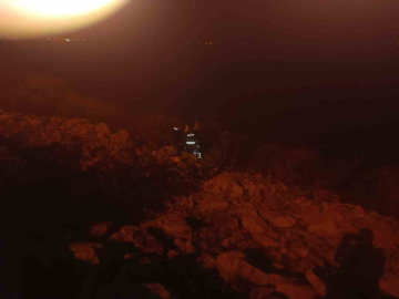 Kontrolden çıkan otomobil göl kenarına uçtu: 1 yaralı