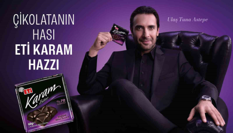 Eti Karam’ın yeni reklam yüzü Ulaş Tuna Astepe oldu