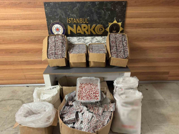 Sultanbeyli’de uyuşturucu operasyonu: 343 bin adet hap ele geçirildi