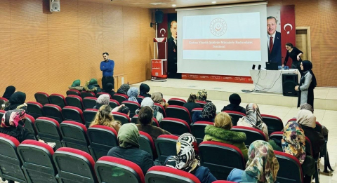 Elazığ’da ailenin korunmasına yönelik şiddetle mücadele eğitimi verildi