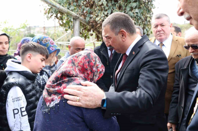 Osman Hacıbektaşoğlu’ndan Emircan’ın ailesine taziye ziyareti