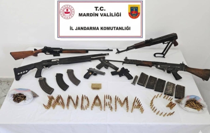 Mardin’de silah ve tarihi eser operasyonu: 3 tutuklama