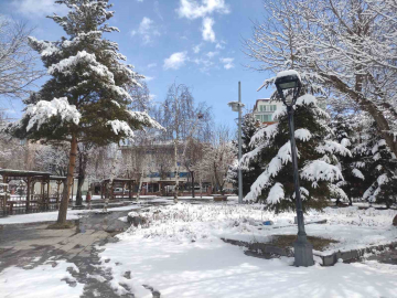 Ardahan’da kar kartpostallık görüntüler sundu