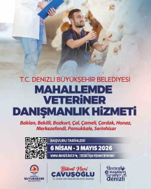 Denizli’nin veteriner danışmanlık hizmeti projesinde yeni dönem başlıyor