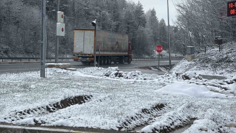 Bolu Dağı beyaza büründü