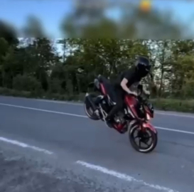 Ordu’da tehlikeli motosiklet kullanan sürücüye 72 bin lira ceza