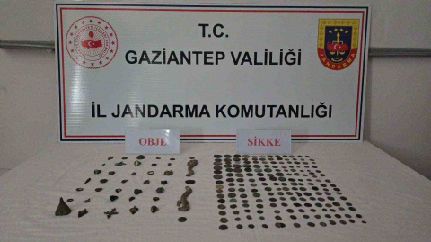 Gaziantep’te 191 adet sikke ele geçirildi: 1 gözaltı