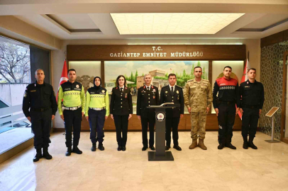 Jandarmadan emniyete anlamlı ziyaret