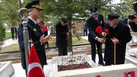 Yozgat Şehitliği’nde Türk Polis Teşkilatı kuruluş yıl dönümü duygusal anlarla kutlandı