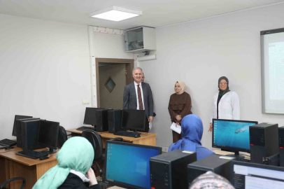 Başkan Taban’dan İNESMEK kursiyerlerine ziyaret