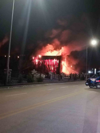 Ankara’da fabrika yangını