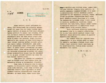 MİT’ten 1940 tarihli "acele" ibareli şüpheli takibi belgesi paylaşıldı