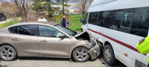 Elazığ’da trafik kazası: 1 yaralı