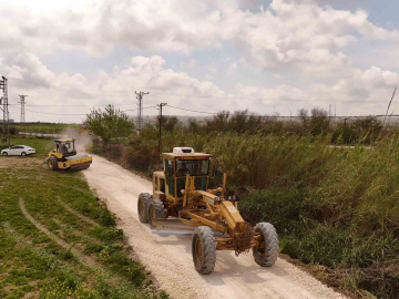 Tarsus’ta yağıştan zarar gören yollar yeniden düzenlendi
