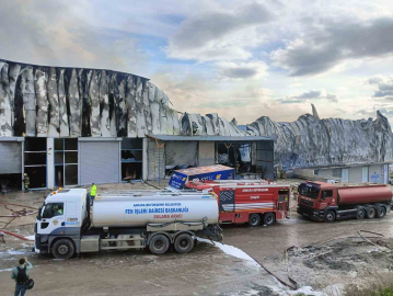 Ankara’daki mobilya deposu yangını kontrol altına alındı