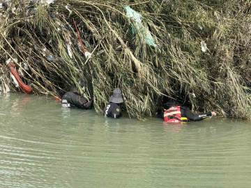 Akıntıya kapılan genci arama çalışmaları 8. gününde sürüyor