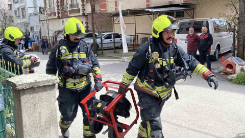 Prizde unutulan saç kurutma makinesi yangın çıkarttı, ekipler harekete geçti
