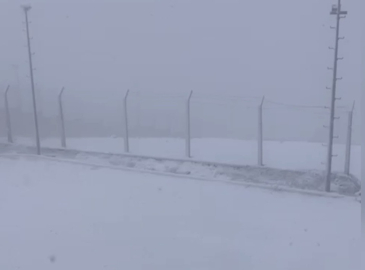 Osmaniye’de yüksek kesimlere kar yağdı