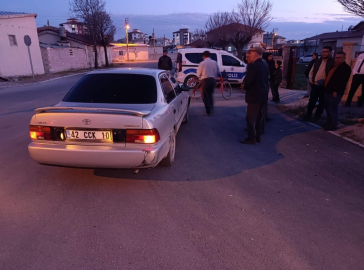 Konya’da ehliyetsiz sürücülerin kazası: 1 yaralı