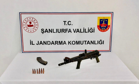 Şanlıurfa’da silah kaçakçılığı operasyonunda 1 gözaltı
