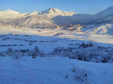 Batman’da nisan ortasında kar sürprizi