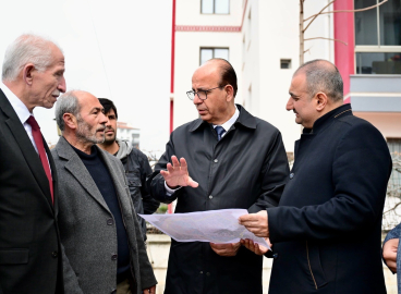 Başkan Geçit, Tecde Mahallesi’ndeki yol yenileme çalışmalarını inceledi