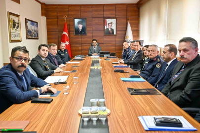 Uşak’ta İl Güvenlik ve Asayiş Toplantısı gerçekleştirildi