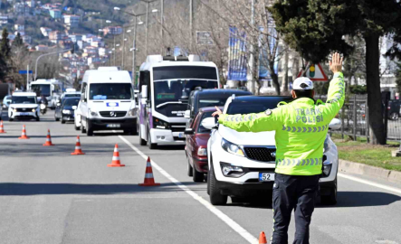 Ordu’da bir haftada 17 binden fazla araç ve sürücüsü denetlendi