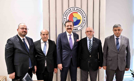 Başkan Dumandağ, TOBB Başkanı Hisarcıklıoğlu ile bir araya geldi