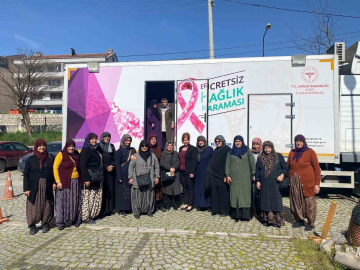 Yığılca’da kanser taraması vatandaşın ayağına geldi