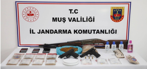 Muş’ta uyuşturucu operasyonu: 2 kişi tutuklandı