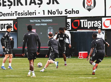 Beşiktaş kondisyon ve taktik çalıştı