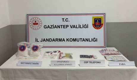 Gaziantep’te 2 kilo metamfetamin ele geçirildi