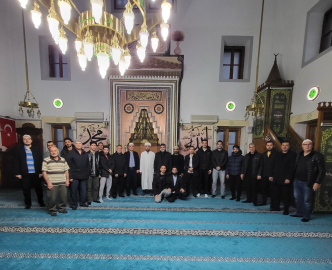 Bilecik’te KYK öğrencileri sabah namazında buluştu