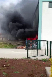 Diyarbakır’da korkutan yangın