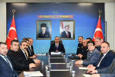 Tekirdağ’da "Plajlarda Yaz Tedbirleri" toplantısı gerçekleştirildi