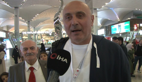 Yılın ilk hacı adayları İstanbul Havalimanı’ndan kutsal topraklara uğurlandı