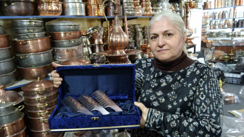 Yeni trend ürün bakır taraklara büyük ilgi