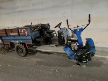 Siirt’te otomobil ile patpat çarpıştı: 1 yaralı