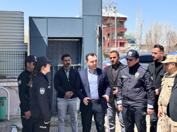 Hasköy’de okul güvenliği masaya yatırıldı, Kaymakam Güney sahaya indi