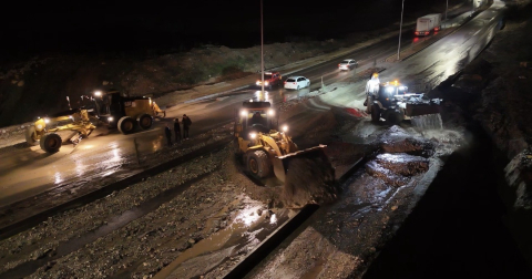 Adıyaman’da şiddetli yağış heyelana neden oldu