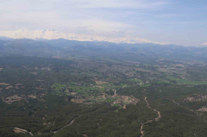 Adana’da bir yanda kar, bir yanda bahar