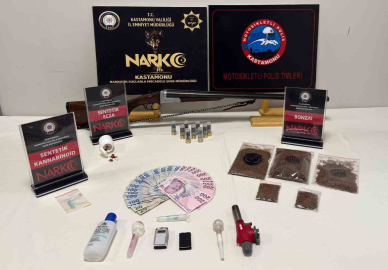 Kastamonu’da uyuşturucu operasyonları: 6 gözaltı