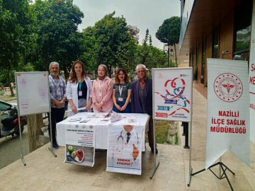 Nazilli’de vatandaşlara kalp sağlığı anlatıldı