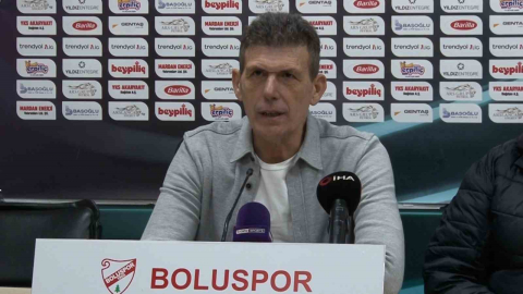 Boluspor - Adana Demirspor maçının ardından