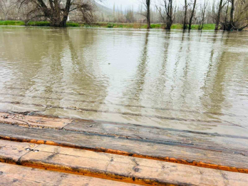 Kayseride Zamantı Irmağı taştı: Kano merkezleri sular altında kaldı
