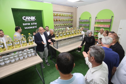 Başkan Sandıkçı: "Canik’te 5 ton atık geri dönüşüme kazandırıldı"