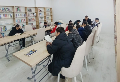 Ağaçören’de öğrenciler kütüphane ile buluştu
