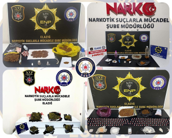 Elazığ’da uyuşturucu operasyonu: 30 tutuklama