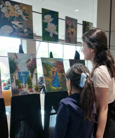 Şehitkamilli hanımların eserleri görücüye çıktı